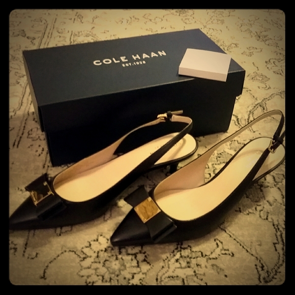 tali bow slingback pump cole haan